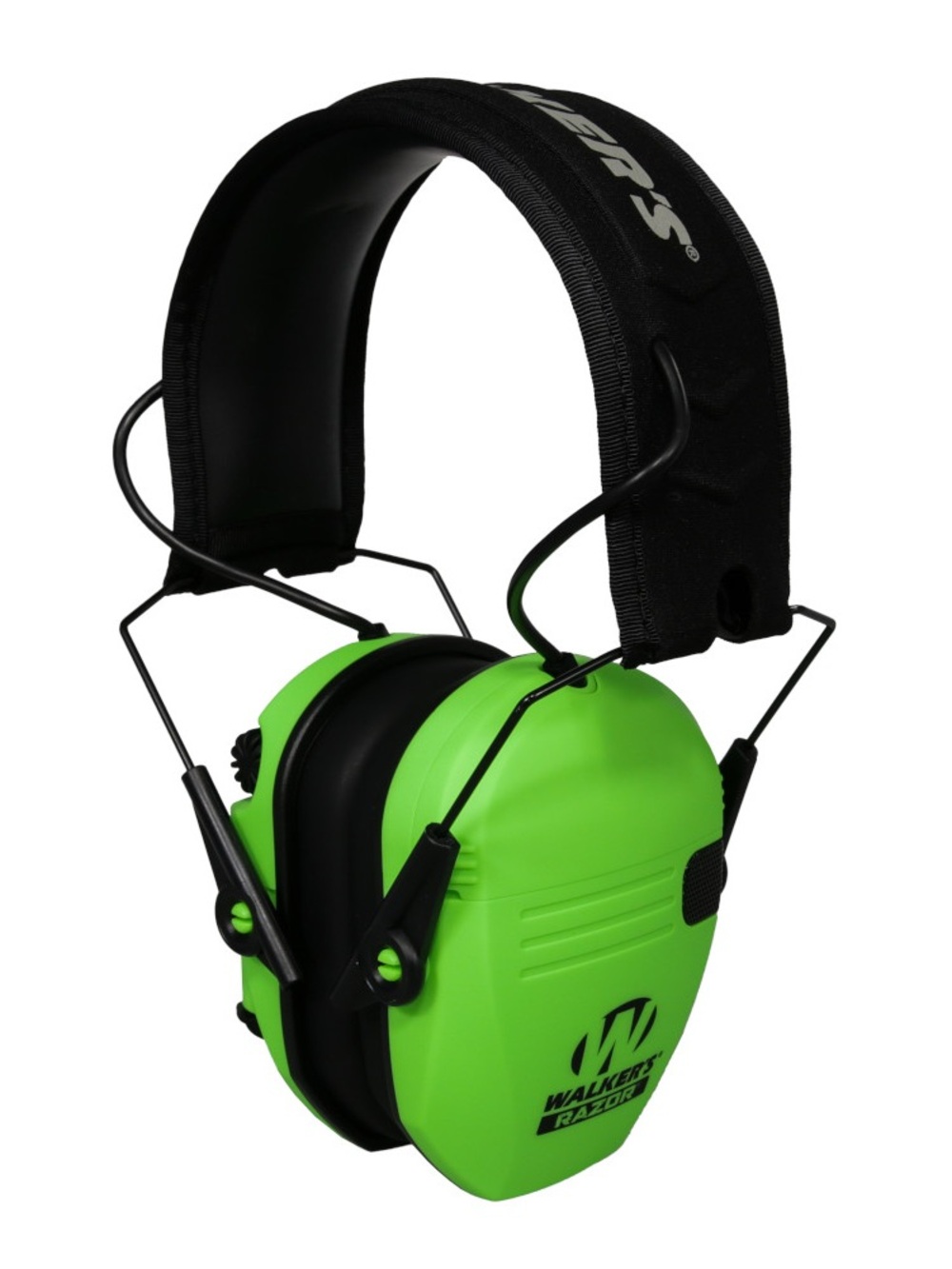 🆕 Walker’s Razor Slim Electronic Ear Protection Muffs Hi-Viz Green New